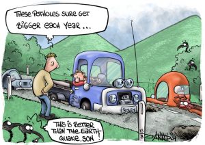 CARTOON: Pothole Highway