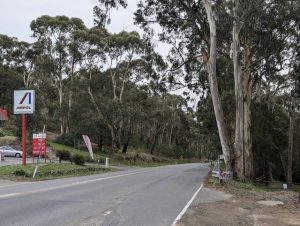 Road encounter leaves young woman shaken but unharmed