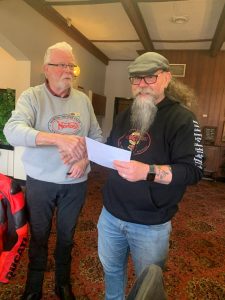 Motorbike club raises $875 for local charity