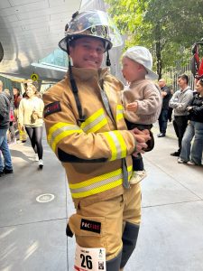 Dizzying heights for local firies