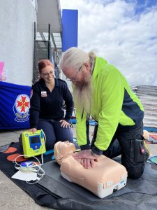 ‘Shocktober’ kicks off in Monbulk celebrating heart-safe achievement, saving lives, and free snags