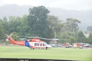 Motorcyclist airlifted after crash in Monbulk