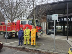 Truck loads of fun and fire safety at Belgrave Library
