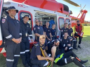 Ambulance Victoria winching into action