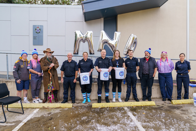 Belgrave Police freeze for MND awareness
