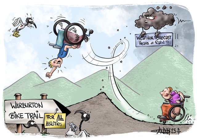 CARTOON: All access trail