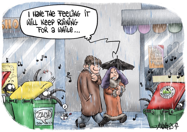 CARTOON: Wet, wet, wet