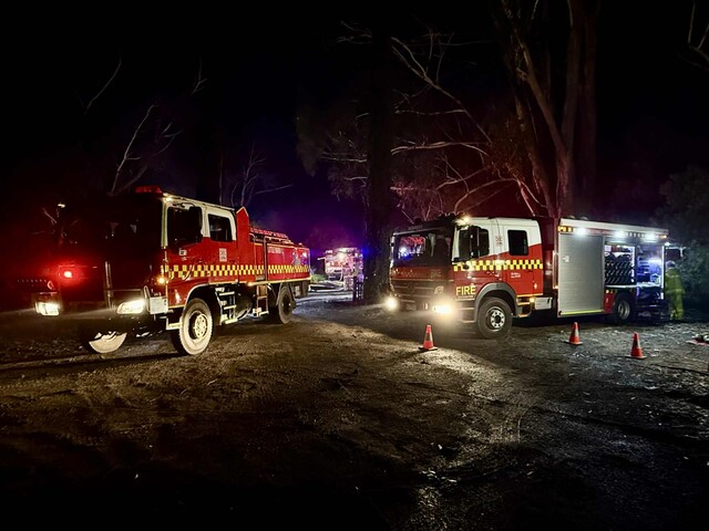 Woman airlifted after Hoddles Creek blaze