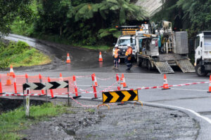 Landslip forecast to be fixed by Christmas