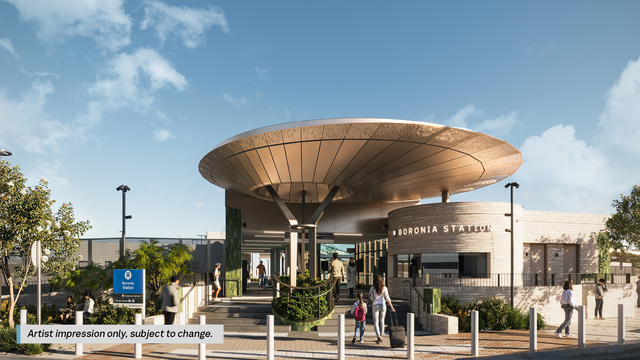 Boronia Station designs revealed