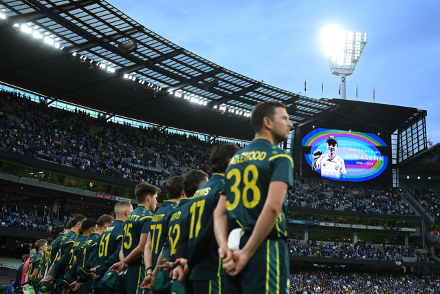 Silence falls on stadium as thousands mourn teen’s life