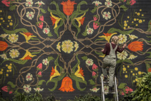 Art for the teens, mural artist steps up