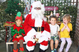 Special Santa pit stop in The Patch