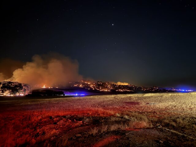 Local CFA strike team assembling in Alexandra as Longwood fire rages on