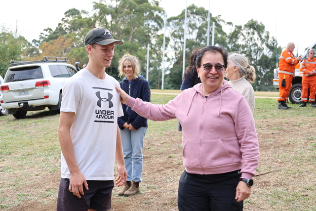 April, little boy found, community shows up